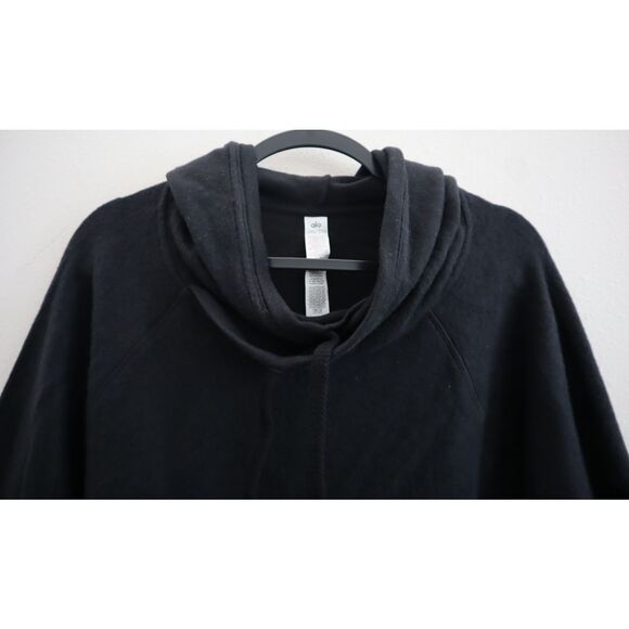 Alo Yoga M3109R Men's Sz 2XL Black The Triumph Tri-Blend Fleece Hoodie - Picture 3 of 14